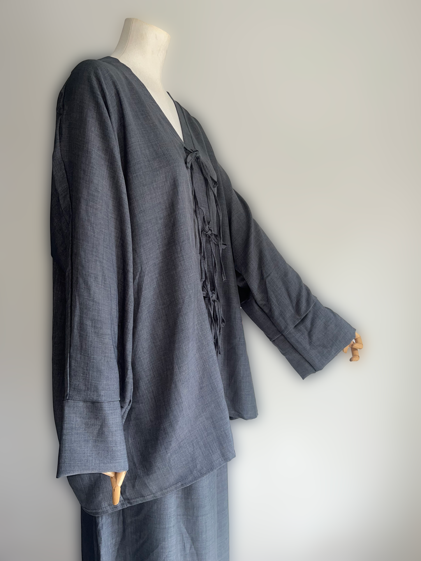 Ensemble à nœuds Gris Foncé