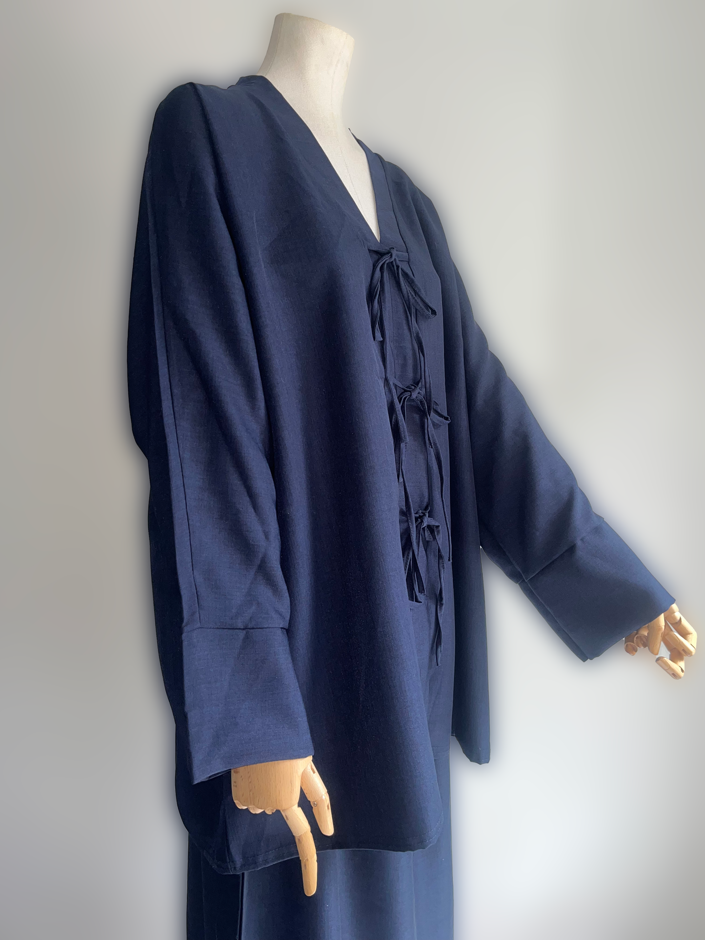 Ensemble à nœuds Bleu Marine