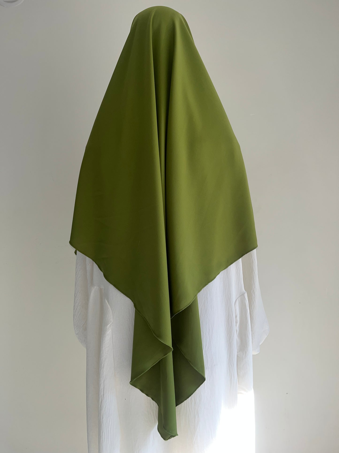 Khimar Soie de Médine Vert Olive