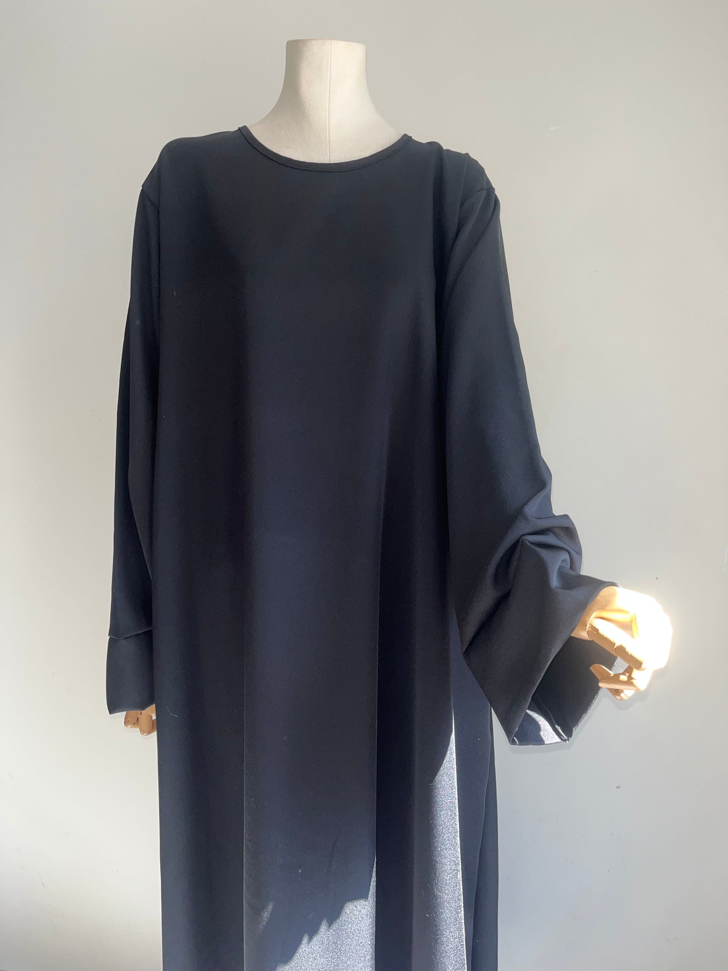 Abaya Fluide Noir