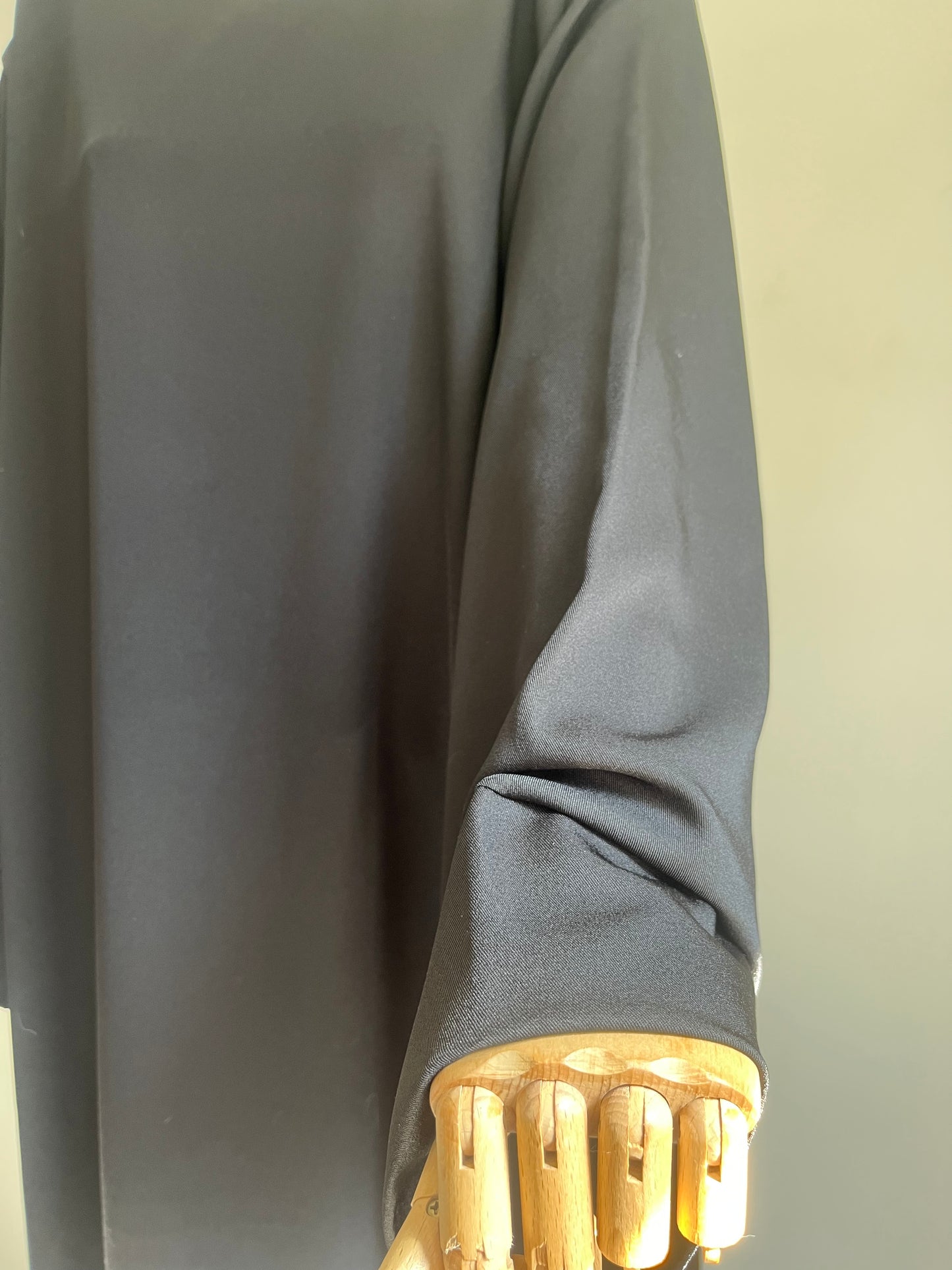 Abaya Fluide Noir
