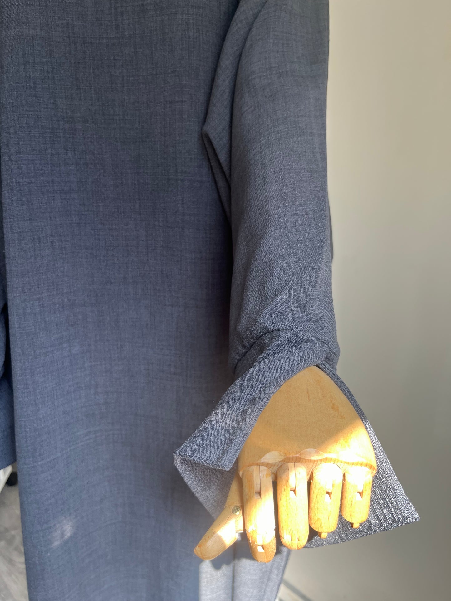 Abaya Lin Gris Foncé