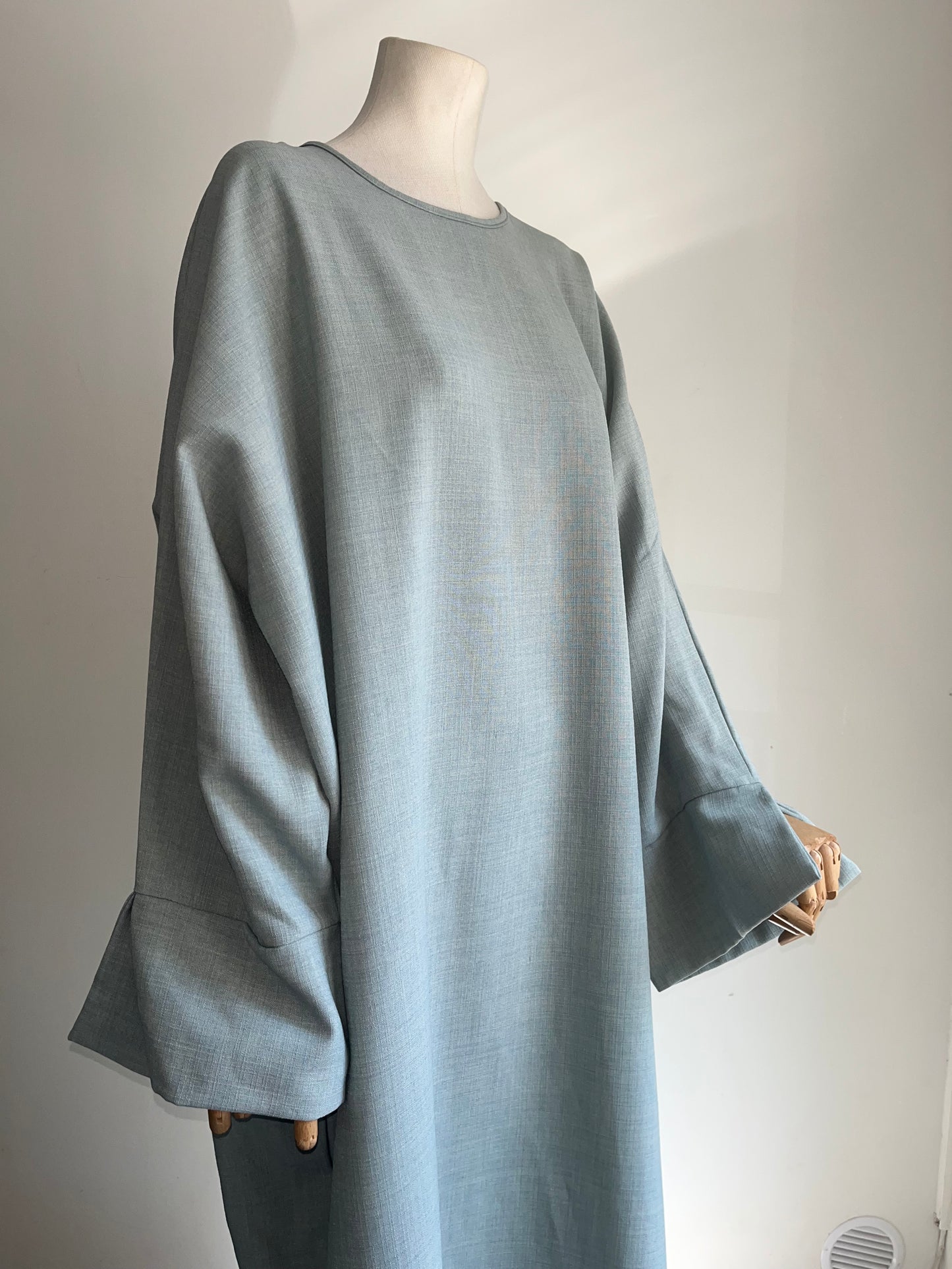 Abaya Lin Vert d'Eau
