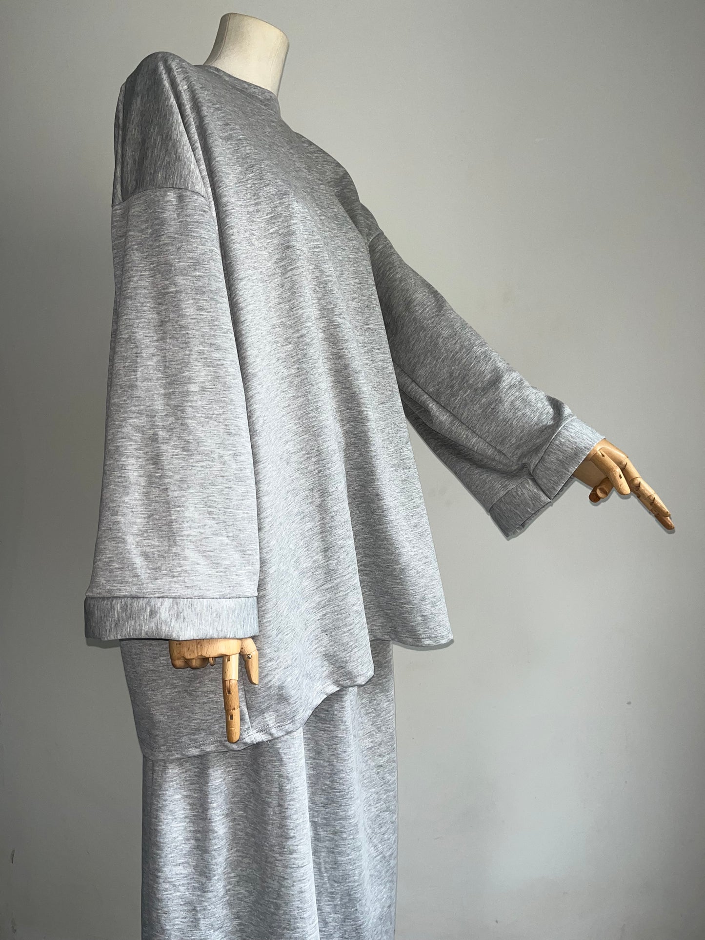 Ensemble Jupe Gris Clair