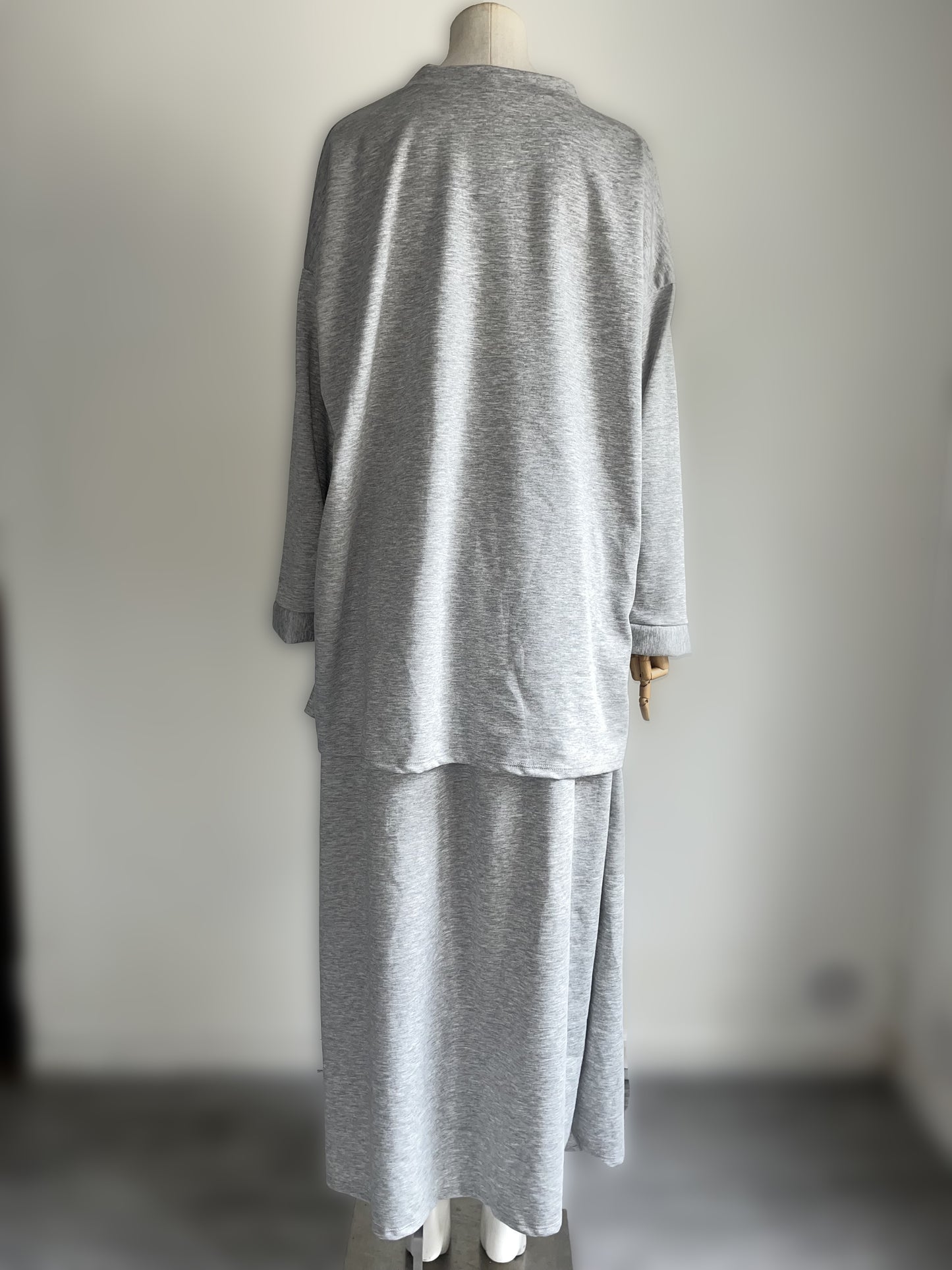 Ensemble Jupe Gris Clair