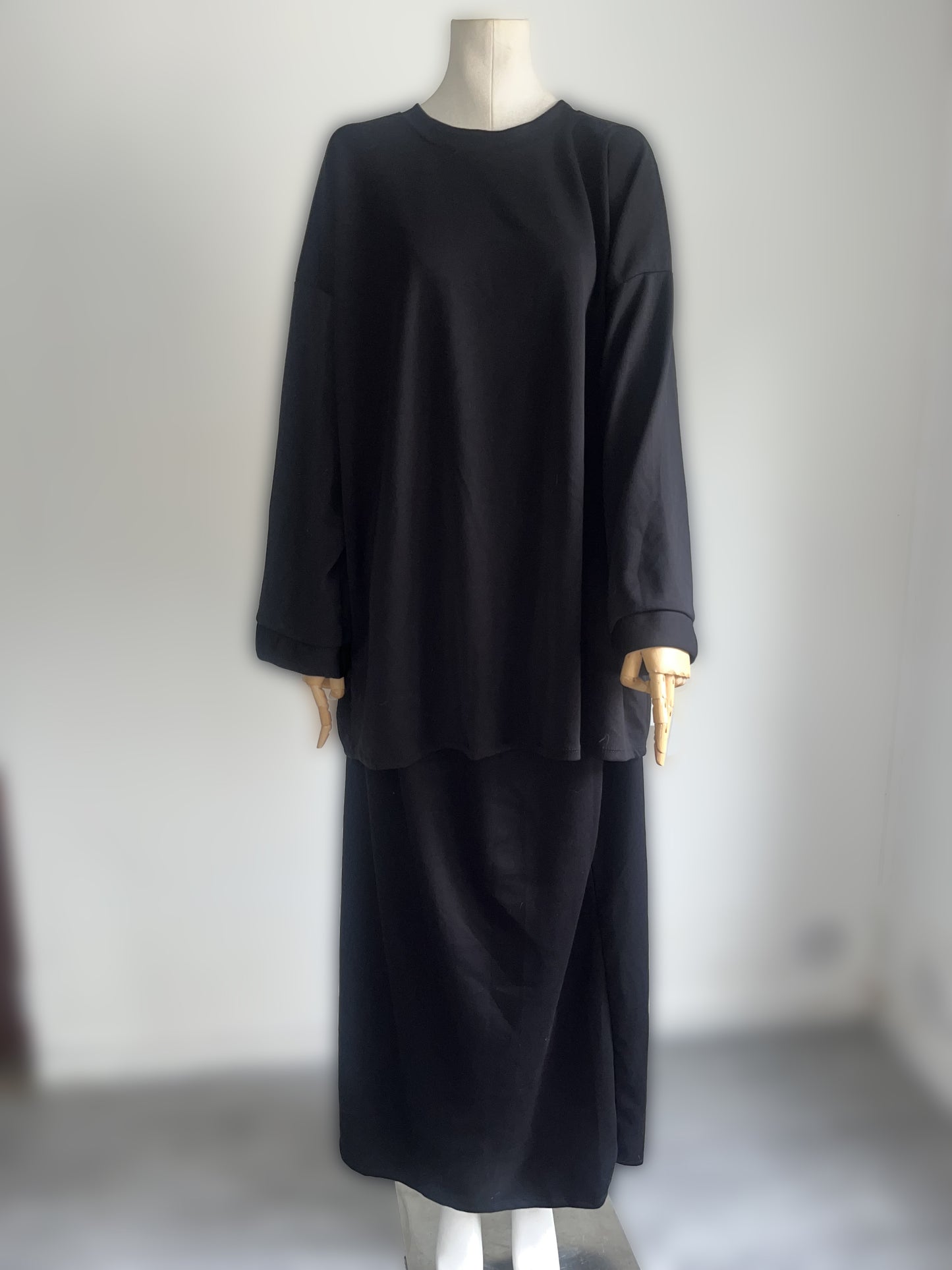 Ensemble Pull Jupe Noir