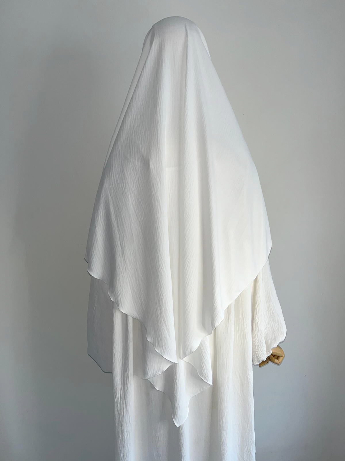 Khimar Jazz Blanc