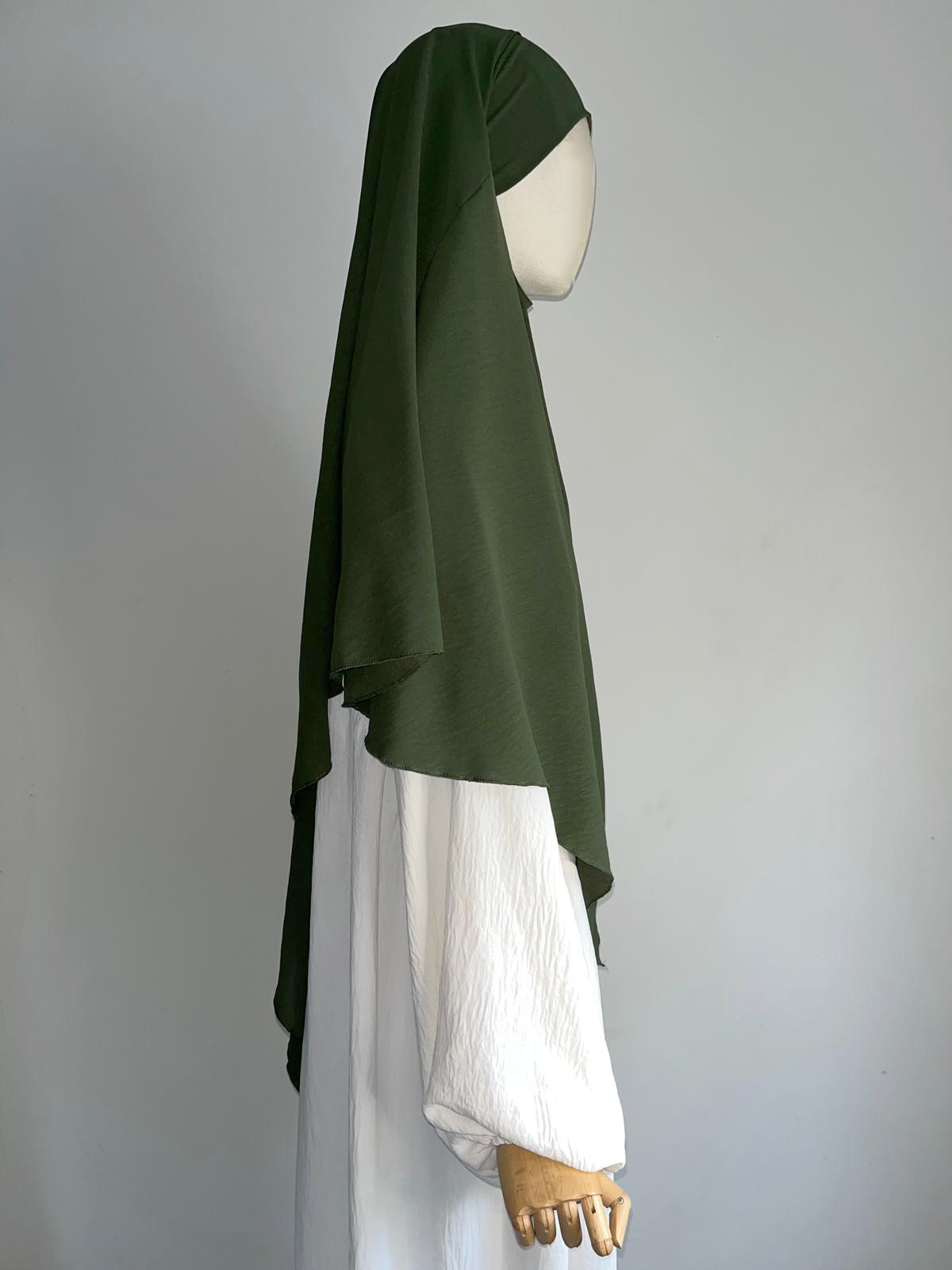 Khimar Jazz Vert Kaki
