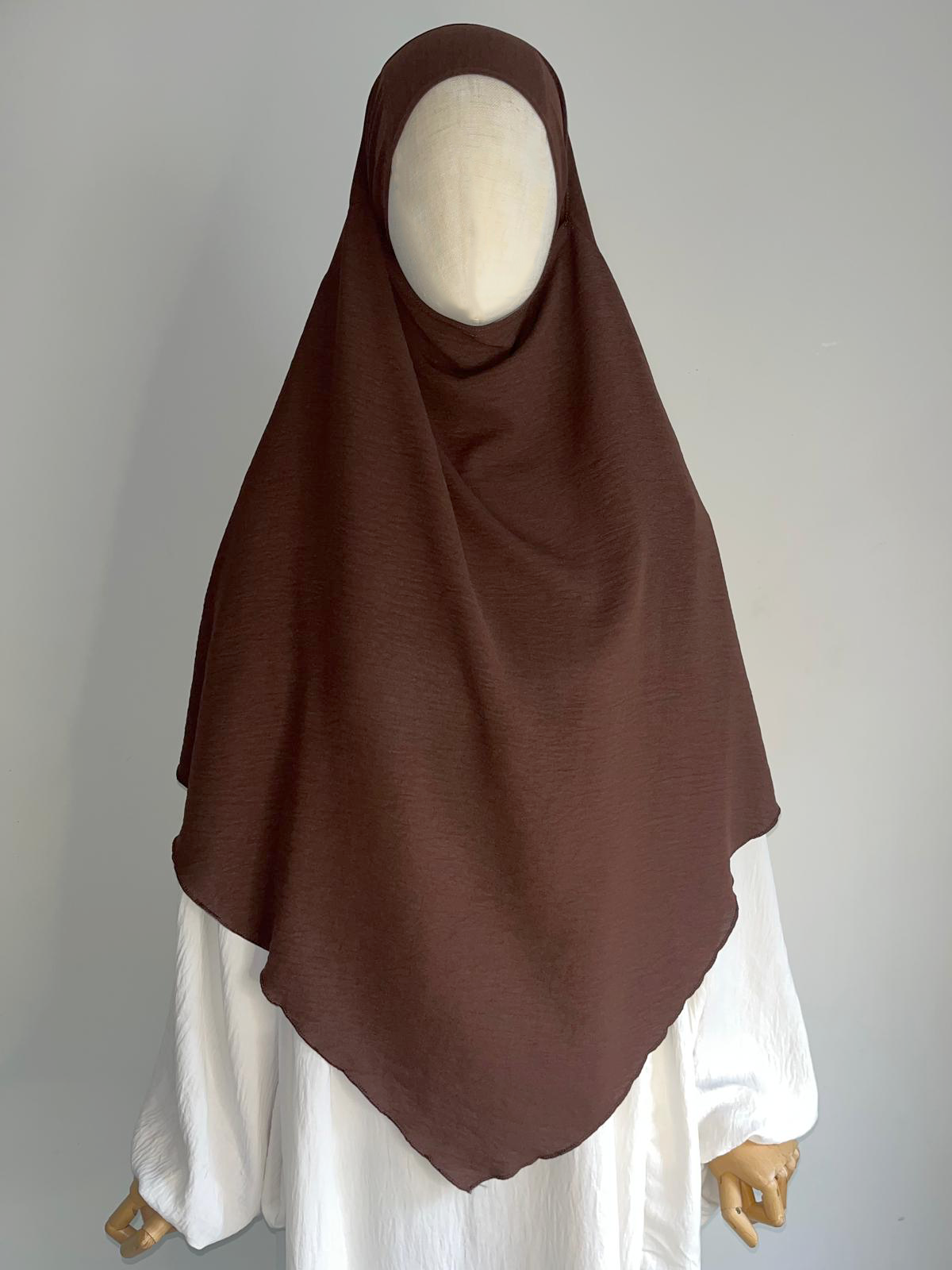 Khimar Jazz Marron