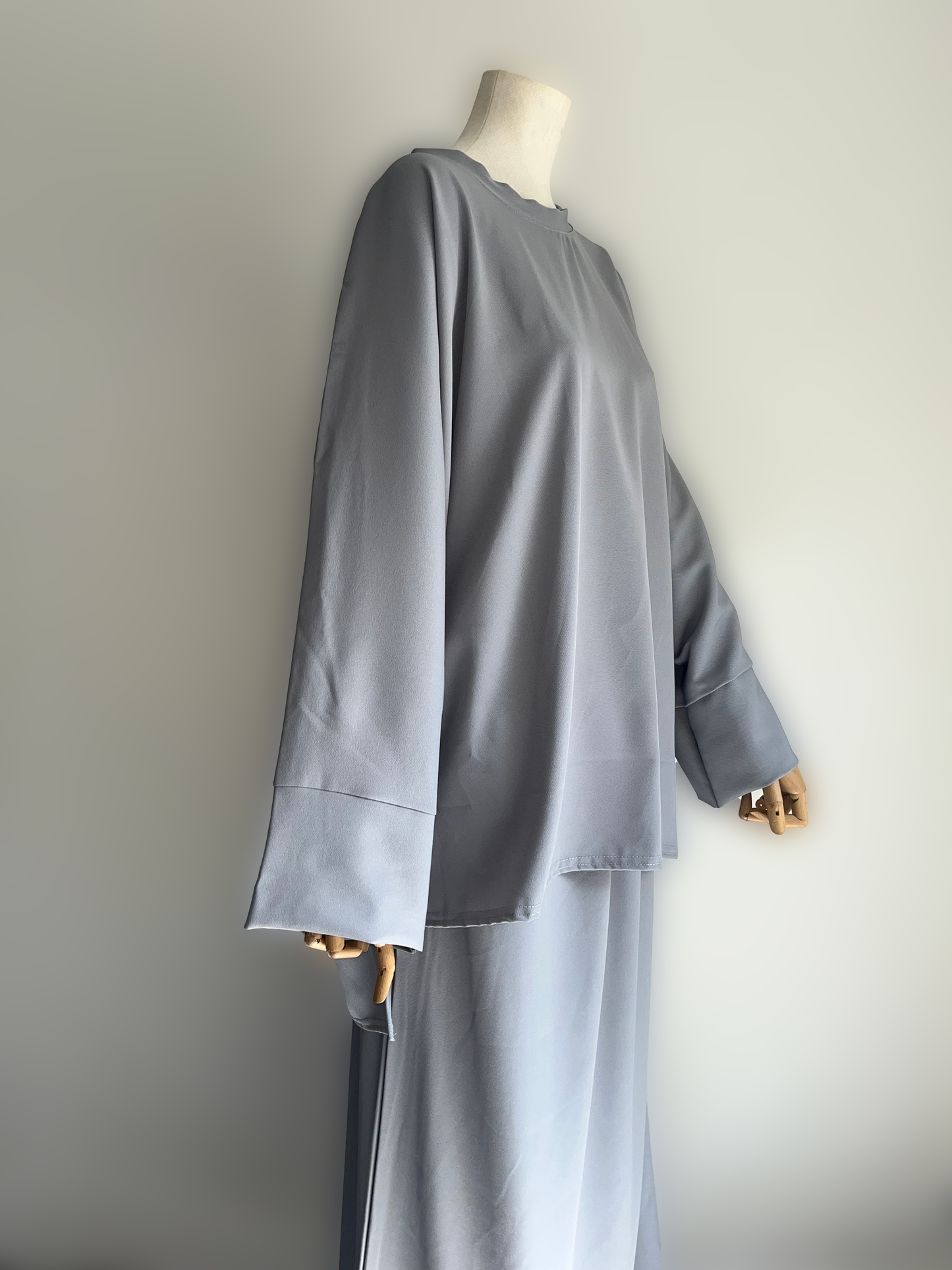 Ensemble Fluide Gris Clair