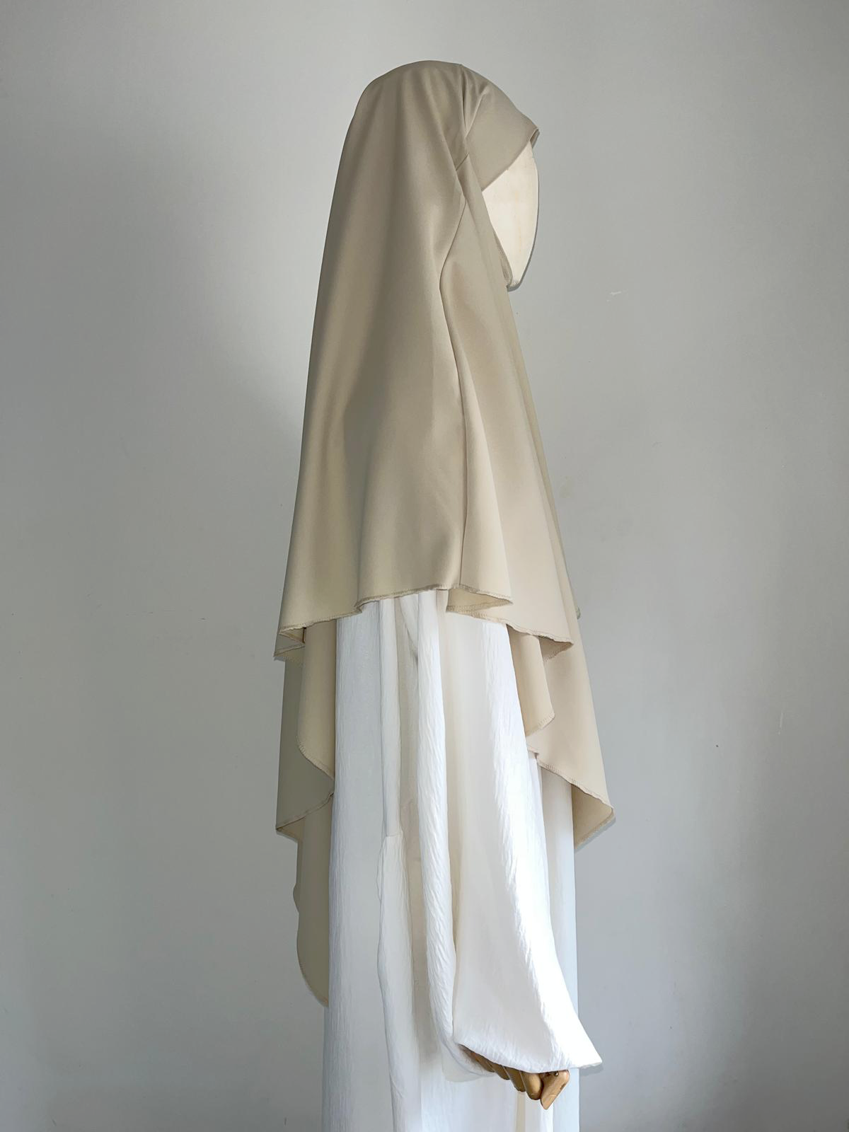 Khimar Soie de Médine Beige