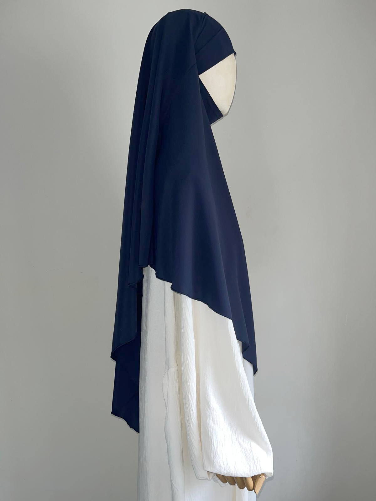 Khimar Soie de Médine Bleu Marine