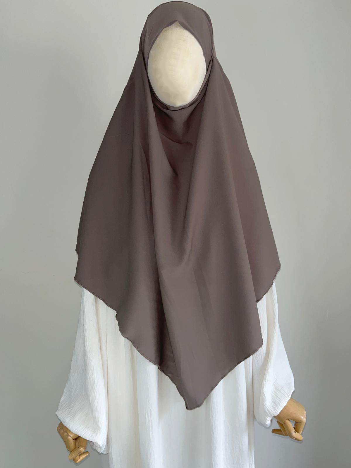 Khimar Soie de Médine Taupe