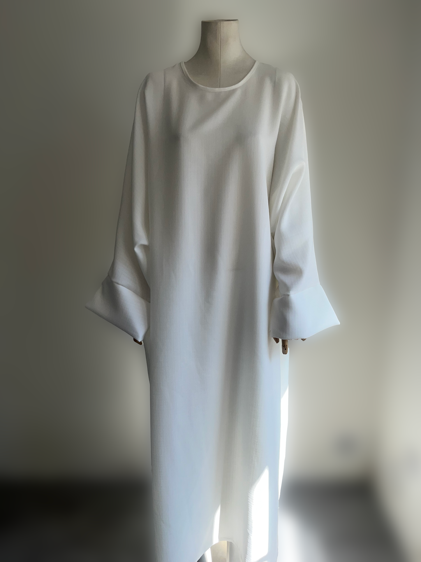 Abaya Lin Blanc