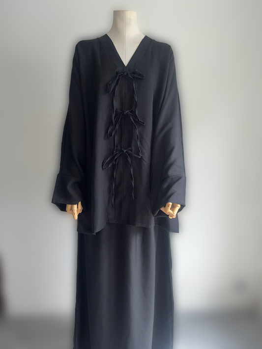 Ensemble à nœuds Noir
