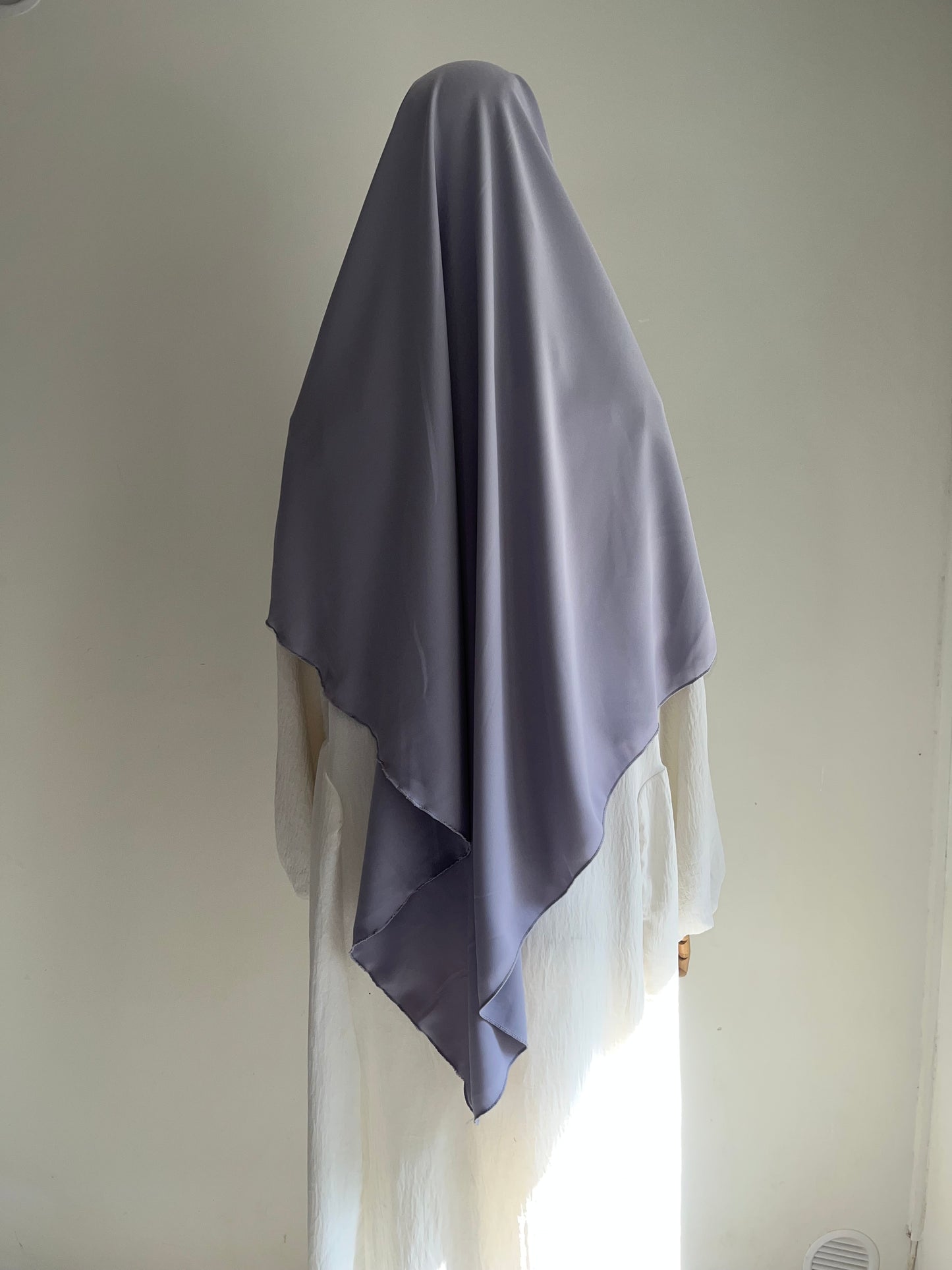 Khimar Soie de Médine Gris