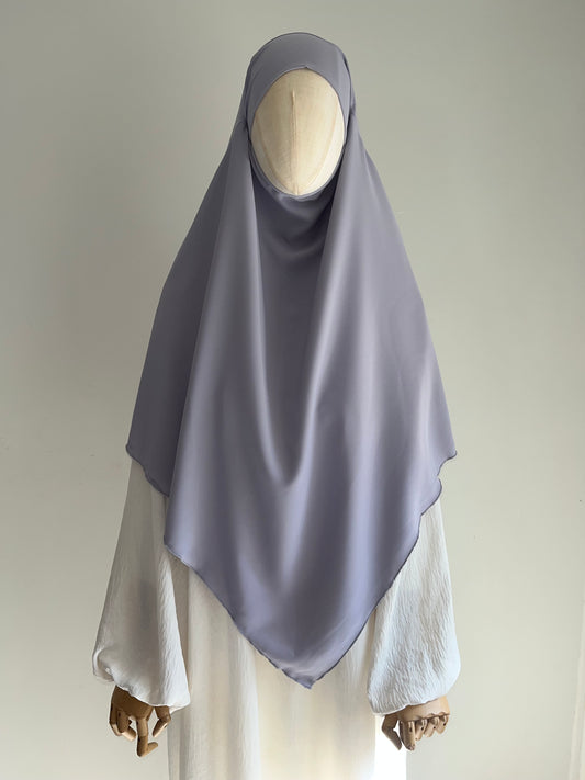 Khimar Soie de Médine Gris