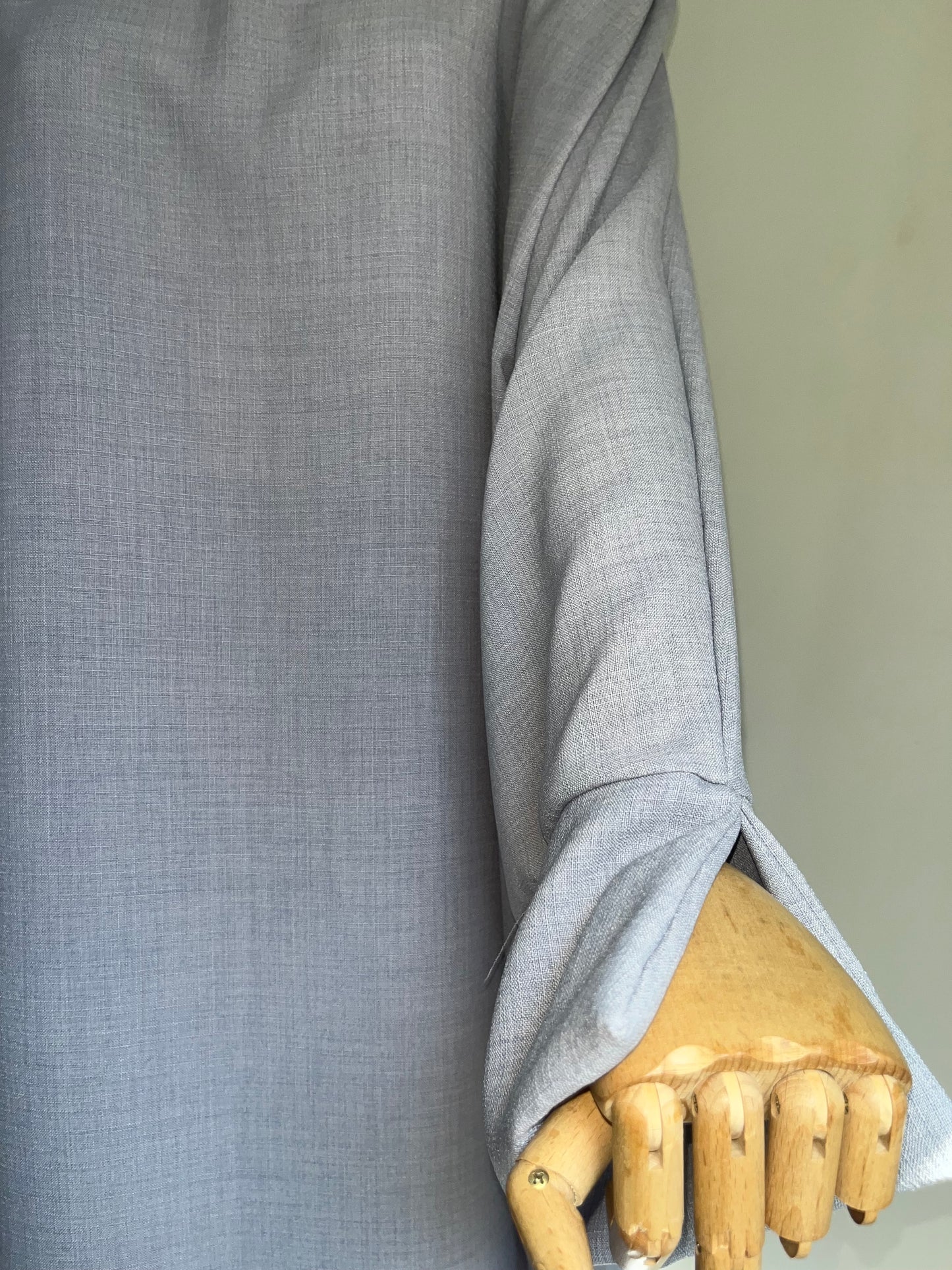 Abaya Lin Gris Clair