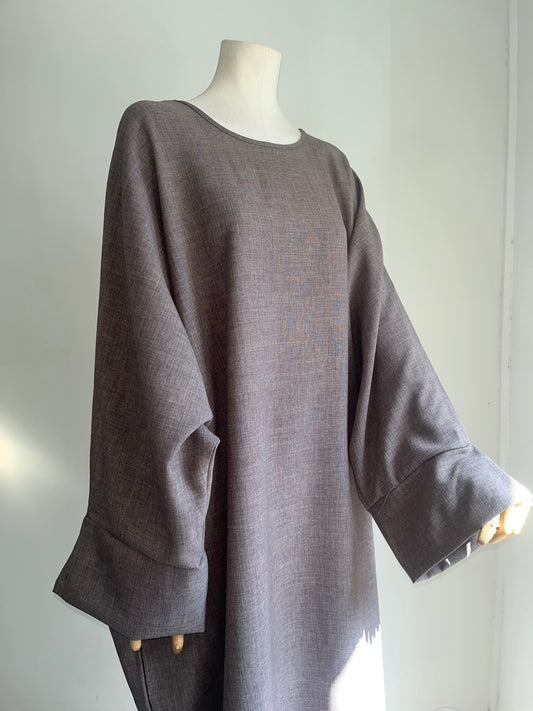 Abaya Lin Taupe