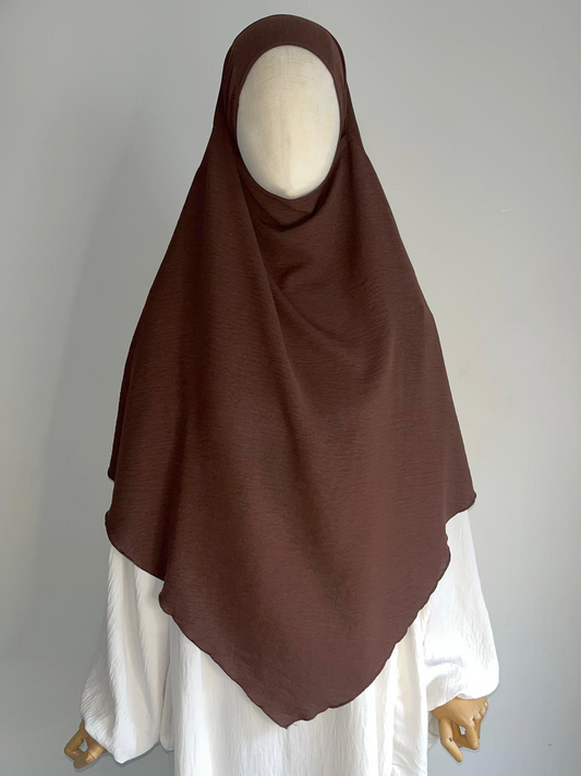 Khimar Jazz Marron