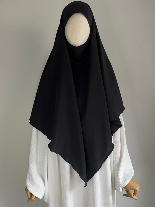 Khimar Soie de Médine Noir