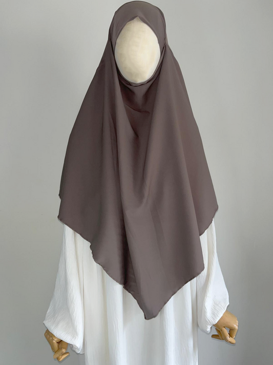 Khimar Soie de Médine Taupe