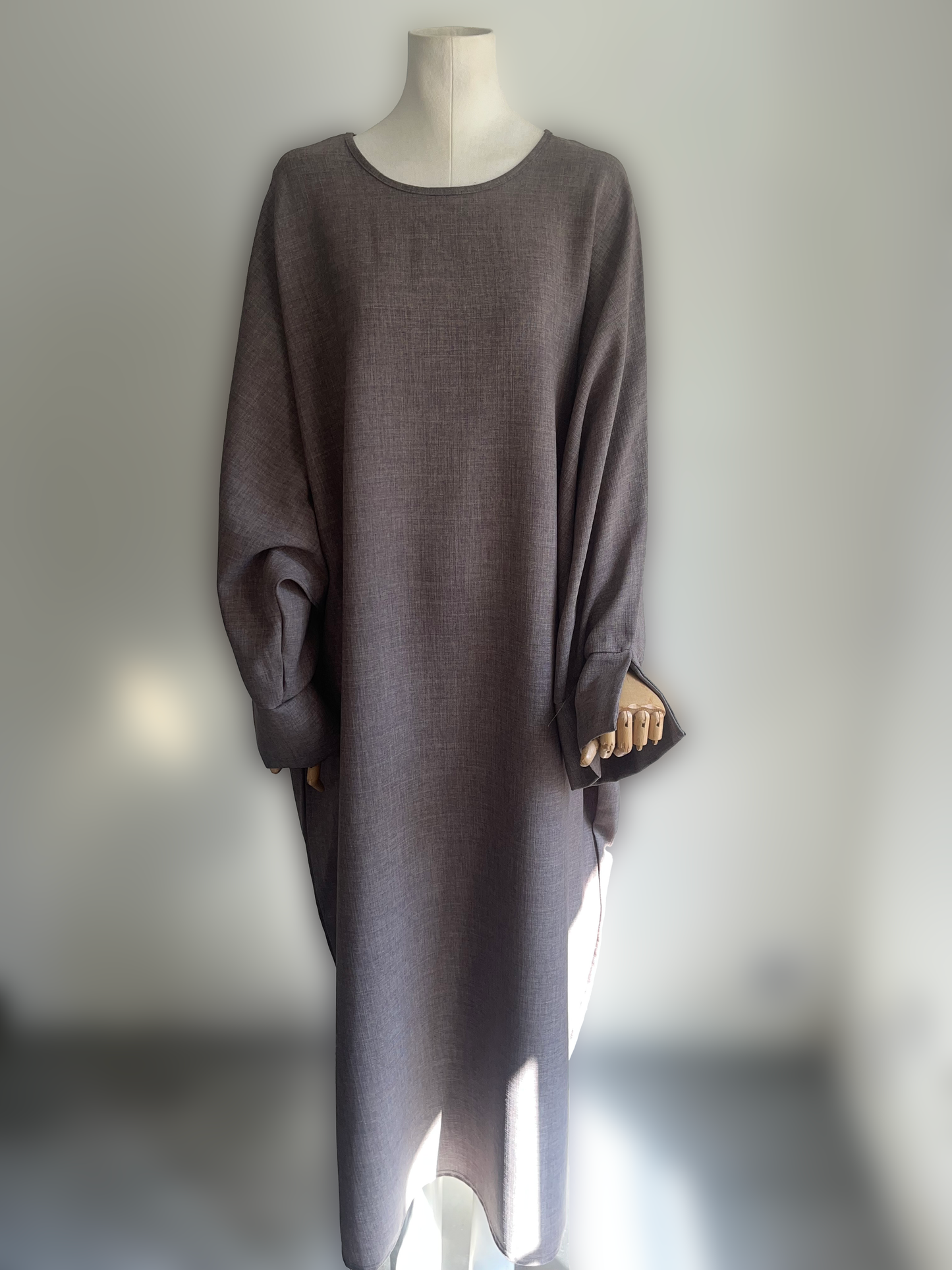 Abaya Lin Taupe